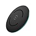 Fast Wireless Charger, MelkTemn 10W Wireless Charging Pad for iPhone X/iPhone 8/8 Plus, Samsung Galaxy Note 8/Note 5/S8/S8+/S7 Edge/S6 Edge+ and Other Qi Enabled Device (Black)