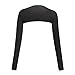 Women's Cooler Arm Sleeve with Finger Hole Anti-UV Cooling Shawl for Riding,Golfing,Driving (Black)