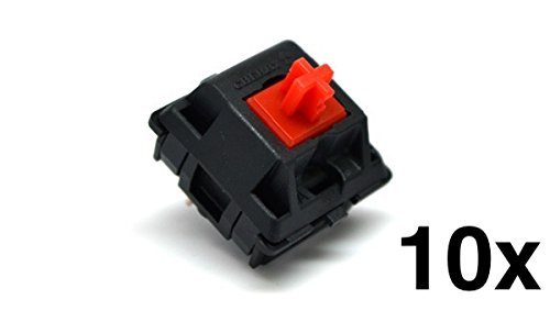 Cherry MX Red Keyswitch (10 pack) - MX1AL1NN | Plate Mounted | Linear | by himalayanelixir Cherry MX Red Keyswitch (10 pack) - MX1AL1NN | Plate Mounted | Linear | by himalayanelixir