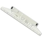 Acurit Rolling Ruler - A Must Have 4-in-1 Tool for Any Artist, Perfect for Illustrations, Drawings, Measurements, Line and Angle Drawing, &amp; More! - Single