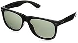 Dot Dash Kerfuffle Wayfarer Polarized Sunglasses,Black,55 mm