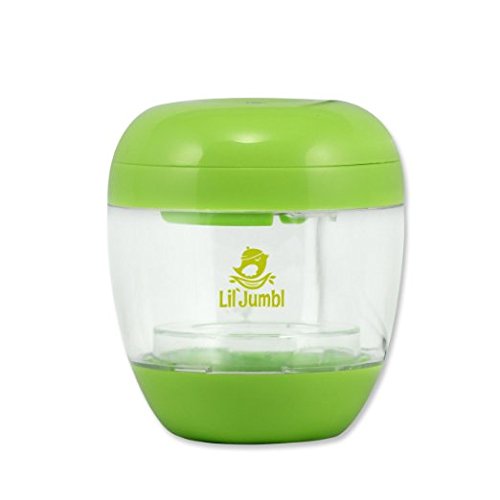 Lil' Jumbl Portable UV Sterilizer for Pacifier and Baby Bottle Nipples Kills 99.9% Germs & Bacteria (Green)