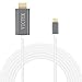 WEYTEC USB-C to HDMI Cable 5.9ft/1.8m (Thunderbolt 3 Compatible), USB 3.1 Type-C Male to HDMI Male Cable 4K@30Hz Adapter Cable for 2016 MacBook Pro, 2015 Macbook, Samsung Galaxy S8/S8+