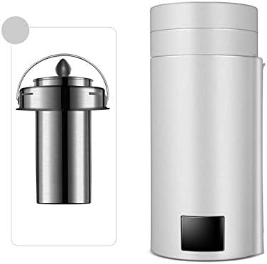 600ML Portable Electric Kettle Travel Water Boiler Milk Heater Multi Function Water Cooker Intelligent Heating Mug with Handle 500W,White