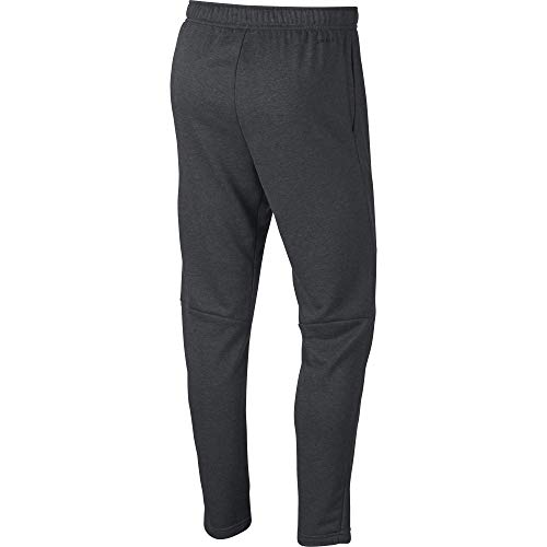 Nike Men's Dry Fleece Training Pants, Charcoal Heather/Black, XLarge