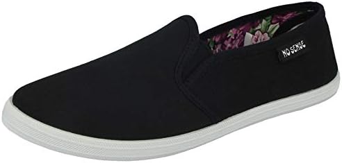 Ladies Canvas Low Top Slip On Flat Plimsoll Espadrille Pumps Trainers Size 3-9