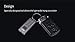 MecArmy SGN3 160 Lumens CREE XP-G2 LED USB Rechargeable Keychain Flashlight with UV and Red LEDs EDC Mini Micro Sized Flashlight with SKYBEN USB Light (Green)