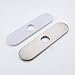 Comllen Modern Brushed Nickel Kitchen Sink Faucet Hole Cover Deck Plate Escutcheon, Brushed Nickel