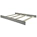 Full Size Conversion Kit Bed Rails for Evolur Cribs (Steel Grey/Storm Grey)