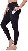 High Waist Yoga Pants with Pockets for Women - Soft Tummy Control 4 Way Stretch Leggings for Workout Running