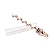 Premium Glass Tool Set for Herb Leaves, Spices with Drawstring Bag (Rose Gold) + 2.5