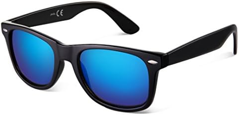 JAVIOL Wayfarer Sunglasses for Men Women Polarized Vintage Unisex Glasses with UV400