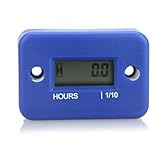 Docooler® Digital Hour Meter Gauge LCD for Gasoline Engine Racing Motorcycle ATV Mower Snowmobile 0.1/99999Hrs - Blue