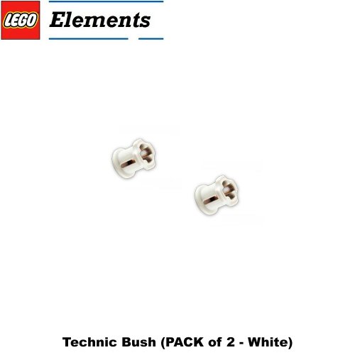 Lego Parts: Technic Bush (PACK of 2 - White)