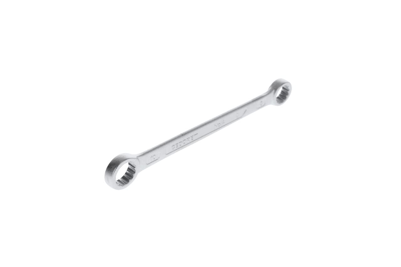 GEDORE Double-ended ring spanner, AF 8+10 mm, Straight, Flat, Slender, Bi-hex, UD profile, Spanner, 4 8x10 — image 1