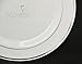 OCCASIONS 120 Plates Pack, Heavyweight Disposable Wedding Party Plastic Plates (6.25'' Dessert/Bread Plate, White & Silver Rim)