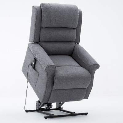 YZMKD Lounge Chair, Electric Power Lift Recliner Chair, Non-Slip Sofa Couch Recliner, Sofa Couch Chair Recliner Armrest, Piece Stretch Recliner Chair Furniture,Gray