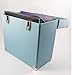 SW-B18 Portable vinyl record box storage cases for vinyls album collections (Blue)