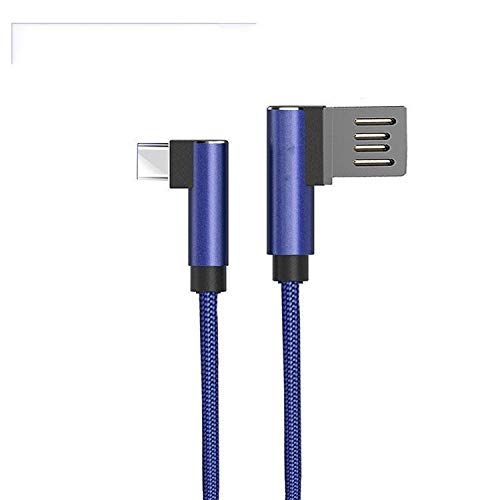 PTron Solero Type C Cable 2.4A Fast Charging Cable 1.2 Meter Long USB Cable - (Blue)