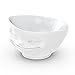 Tassen Bowl, Grinning, glazed white 16.9 oz/500ml