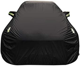 LIUFS Compatible with Mercedes Benz CLA 180 Car Cover Special Car Tarpaulin Car Cover Rainproof Sunscreen Thickening Insulation Car Cover (Color : Black, Size : Built-in lint)