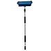 Detailer's Choice 4B369 Flow-Thru Vehicle Wash Brush with 60-Inch Telescoping Handle - 1-Each