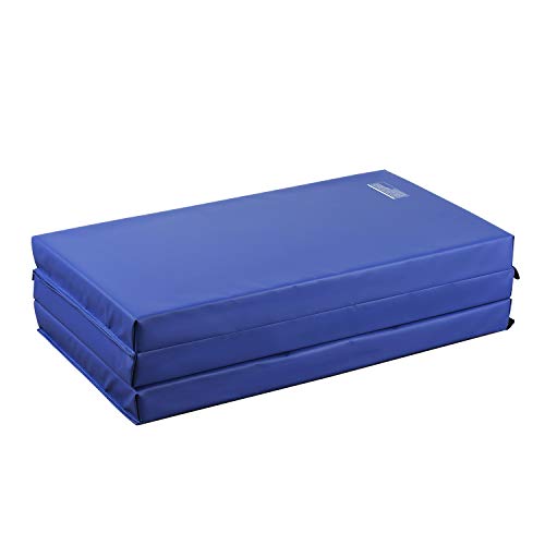 ZENOVA Folding Super Thick 4'x6'x4'' Gymnastics Landing Mat for Martial Arts, Tumbling