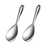 AHOUGER Rice Paddle, Rice Spoon Stainless Steel