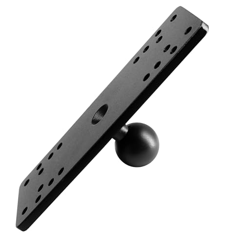 WINDFRD Aluminum Fish Finder Mounting Plate with 1