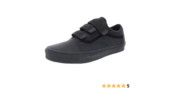 vans white leather velcro