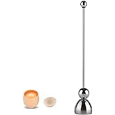 Egg Topper - Jawbush Egg Shell Opener, Stainless Steel Egg Guillotine Cracker Tool for Soft or Hard Boiled Egg, Egg Separator