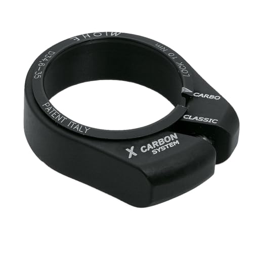 Miche CMC639, COLLARINI Sella Corsa 35.4 MM per Carbo Unisex-Adult, Nero, ø