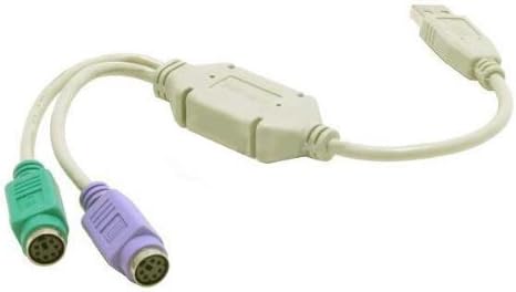 Lot of 10 Pcs PS2 Keyboard/Mouse to USB Port Converter