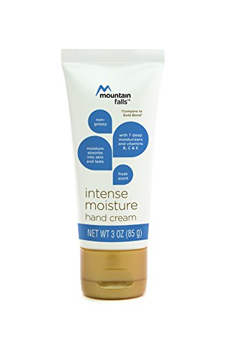 Mountain Falls Fresh Scent Intense Moisture Hand Cream with Vitamins B, C & E, Non-greasy, for Rough & Dry Hands, Compare to Gold Bond, 3 Ounce