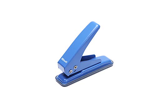 muyao Single Hole Punch Heavy Duty Paper Hole Puncher Small One Hole Punch with Extra 10 Book Rings