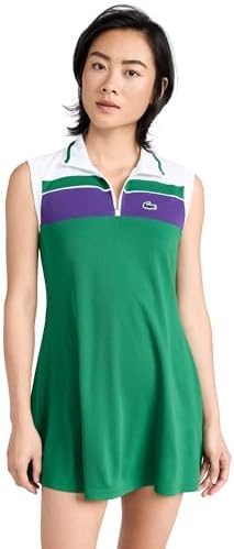 lacoste tennis dress green Lacoste tennis style cami dress in dark green