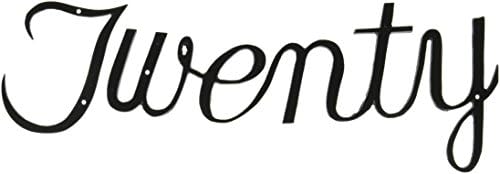 Montague Metal ProductsLarge Script House Number, Twenty