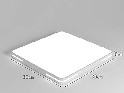 Moderna LED Luz de Techo 18W,Plafón Lámpara Techo Blanco Frío Ultra