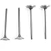 NICHE Cylinder Head Intake and Exhaust Valve Kit for Honda Sportrax TRX400EX 1999-2008
