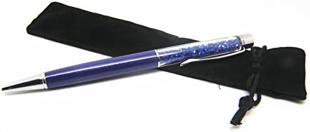 BLUE Crystal Ballpoint Pen Filled With Swarovski Crystal Elements