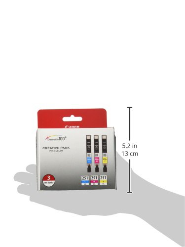 Canon CLI-251XL 3PK 3-Ink Value Pack for Canon Photo Papers