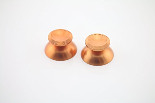 3CLeader® Metal Analog Thumbsticks Thumb stick Joystick Cap Cover for PS4 PlayStation 4 Color Gold