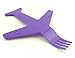Airplane Fork & Spoon Set - by Luso Aviation (Purple / Pink)