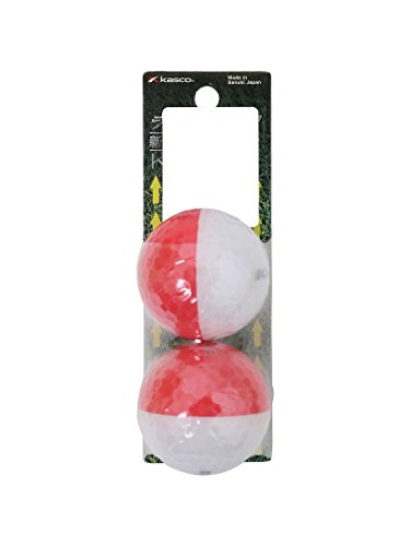 キャスコ(Kasco)ゴルフボール KIRA LINE 3ピース 2個入り レッド/ホワイト商品画像