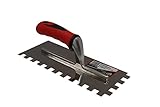 RTC 1/2 x 1/2 Inch Square Notch Stainless Steel Tile Trowel