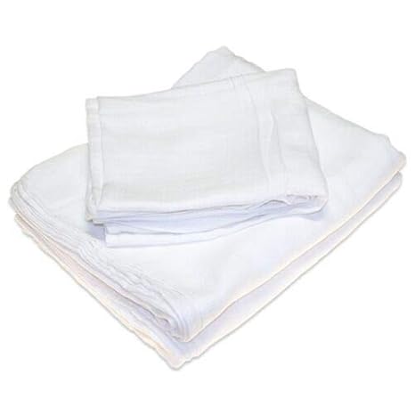 Green Diapers Organic Cotton Muslin Flats (Pack of 5) - 70 cm x70 cm