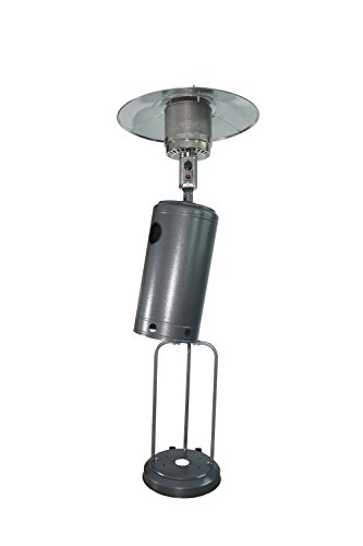 Baner Garden ASD-AS Outdoor Commercial Tall Garden Free Standing LP Gas Porch and Deck Propane Patio Heater with Cover, Silver - Thumbnail 5