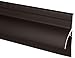 Pemko - 345DV36 Door Bottom Sweep with Rain Drip, Dark Bronze Anodized Aluminum with Black Vinyl insert, 0.5625