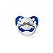 Personalized the Barber Mustache Dark Blue Pacifier Paci Orthodontic Binky Baby Boy