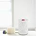 SUNPIN Ceramic Wax Warmer, White Hollowed Electric Fragrance Candle Warmer for Warming Scented Candles,Wax Melts – Spa,Aromatherapy(Snowflake Pattern) (White)thumb 2